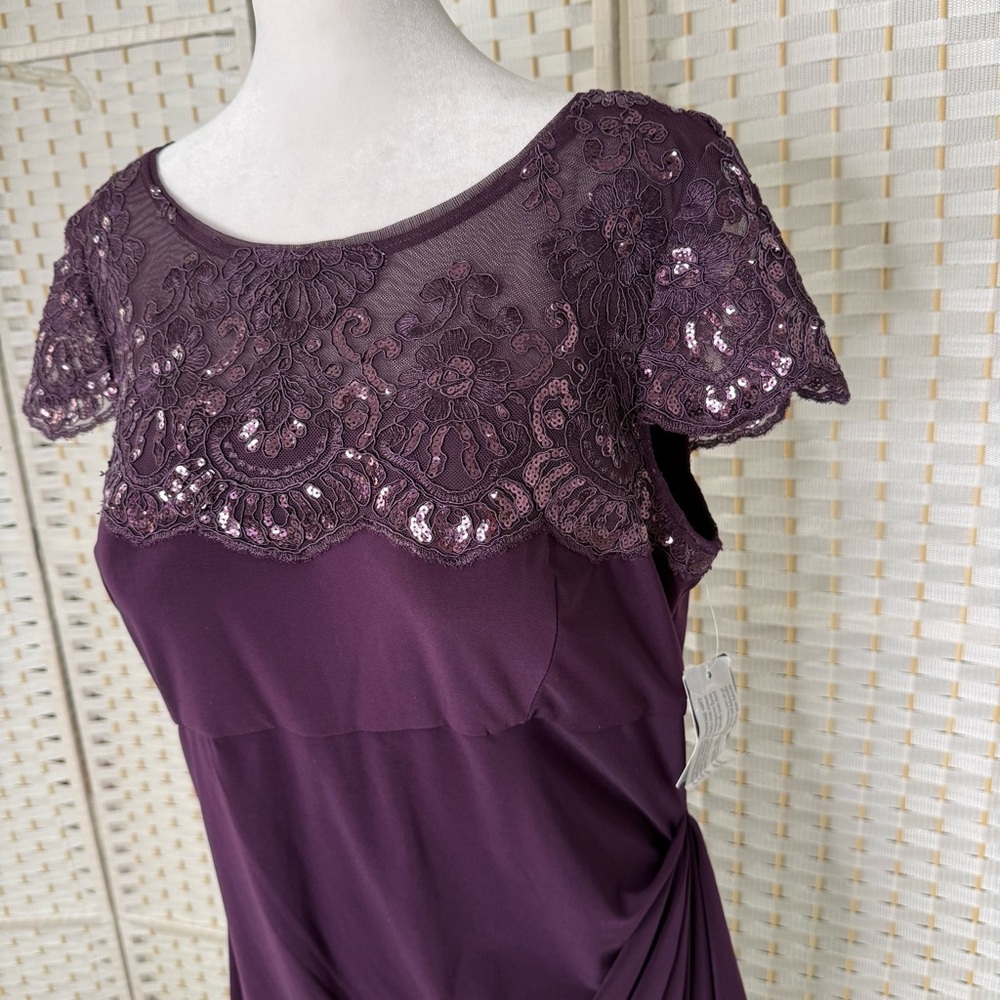 ! NWT. Alex Evenings Womens Long Length Dress - Picture 7 of 16